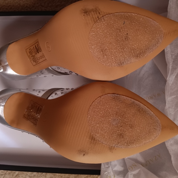 embellished clear heels - Picture 5 of 6